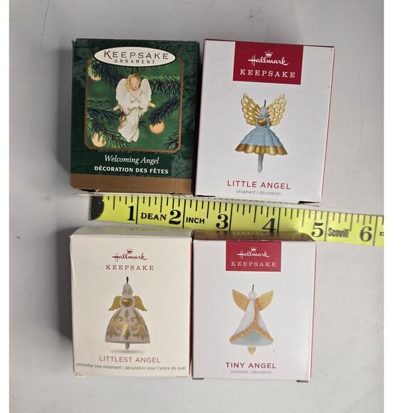 Set of 4 Hallmark Mini Angels Keepsake Ornaments List in Description - Picture 1 of 6